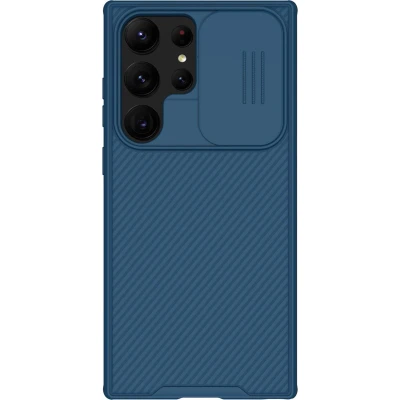 Afbeelding van Samsung Galaxy S23 Ultra Hoesje Kunststof Nillkin Hardcase/Backcover Blauw Telefoonhoesje