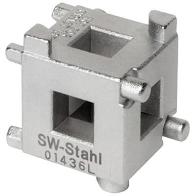 Afbeelding van SW Stahl 01436L Remzuiger resetkubus I Universele zuiger resetter resettool voor remklauwen met handremslot