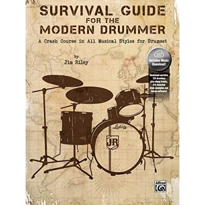 Afbeelding van Survival Guide for the Modern Drummer: A Crash Course in All Musical Styles Drumset (incl. Online Access)