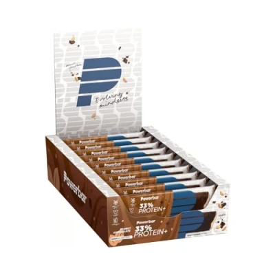 Afbeelding van Powerbar 33% ProteinPlus Bar Chocolate Peanut Eiwitrepen 10 x 90 g