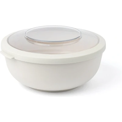 Afbeelding van Amuse Tylla Oat Life Bowl Lunchbox Verhouddoos met Tritan Deksel Perfect afsluitbaar Vaatwas, magnetron, en diepvriesbestendig Lichtgrijs 2000 ml