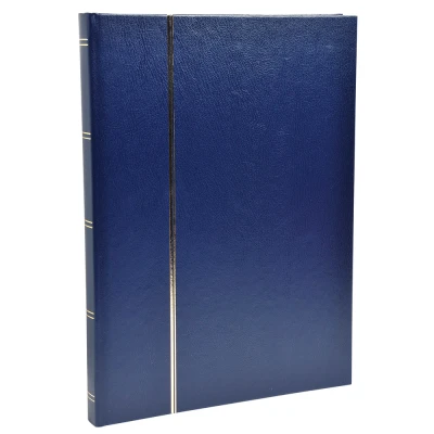 Afbeelding van exacompta postzegelalbum 225x305mm blauw 48 bladzijden