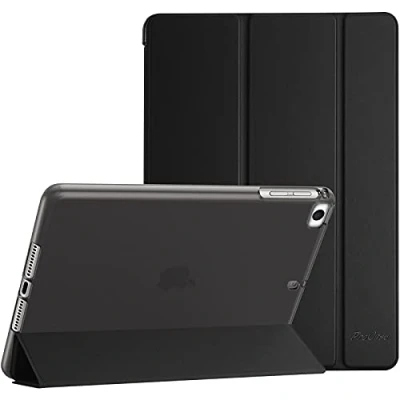Afbeelding van ProCase Zachte TPU hoes voor iPad Mini 5 (2019) / 4, 1 2 3, Slanke Lichtgewicht Tri fold Flexibele Hoesje Beschermhoes Smart Cover Case Zwart