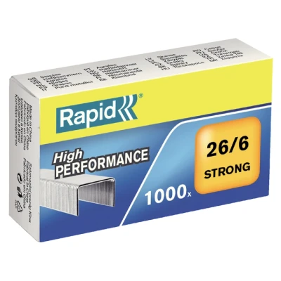 Afbeelding van Rapid nietjes gegalvaniseerd 26/6 strong 1000 stuks