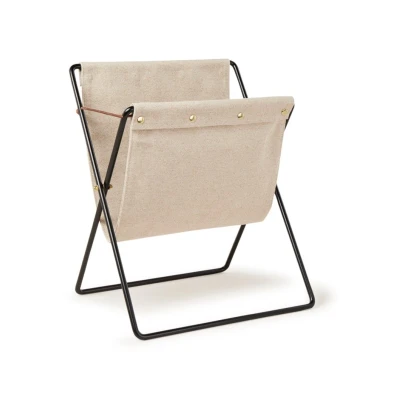 Afbeelding van Ferm LIVING Herman tijdschriftenrek 51 x 31 cm Beige
