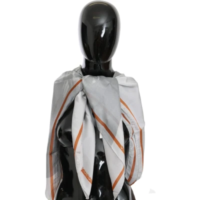 Afbeelding van Zijden Floral Foulard Wrap Sjaal