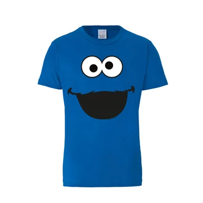 Afbeelding van Logoshirt T Shirt Krümelmonster Cookie Monster