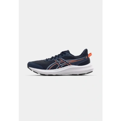 Afbeelding van Asics JOLT 5 Hardloopschoenen voor op de weg, Heren, Maat: 41.5, Midnight/vivid coral Textiel/ synthetisch