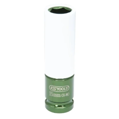Afbeelding van KS Tools 515.2015 1/2&quot; Dopsleutel, kracht, lang voor alu velgen, 15mm