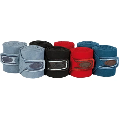 Afbeelding van Harry&#039;s Horse Bandages Velvet 2 st. One Size Donkerblauw