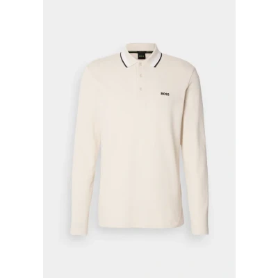 Afbeelding van Boss Heren Polo Wit 50536609/133 Plisy