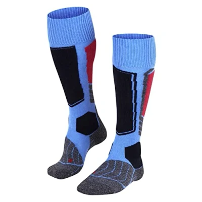 Afbeelding van Falke SK1 Skiing Functional Yarnwoolsilkmix Kniekousen, Dames, Maat: 35/36, Blue note (6545)