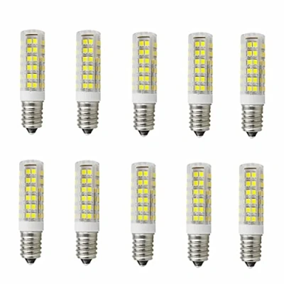 Afbeelding van Jiotouhu E14 led lamp, koudwit, 7 W, 6000 K, gloeilamp, vervanging voor 70 W halogeenlampen, 700 lumen, AC 220 240 V, niet dimbaar, flikkert niet, spaarlamp, keuken, woonkamer (10 stuks)