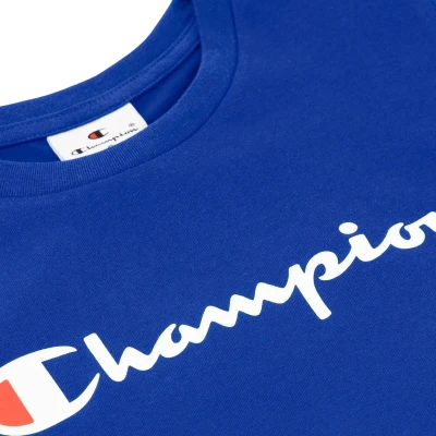 Afbeelding van Champion Tshirt print voor kinderen, Maat: 104/110, Royal blue
