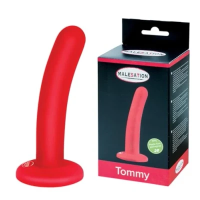 Afbeelding van Malesation Anaal Dildo Tommy 15,5 x 2,6 cm rood