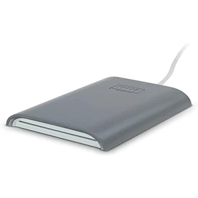 Afbeelding van HID Identity Omnikey 5422 USB 2.0 Smart Card Lezer, grijs.