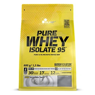 Afbeelding van Olimp Pure Whey Isolate 95, 600 g Beutel (Erdbeer)