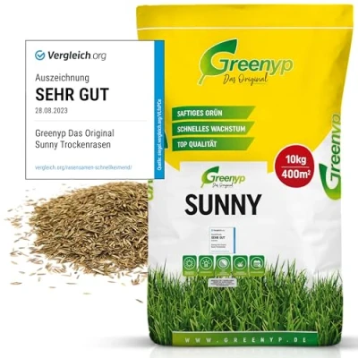 Afbeelding van Greenyp Sunny Graszaad, droogtebestendig, voor 400 m², 10 kg, snelkiemend