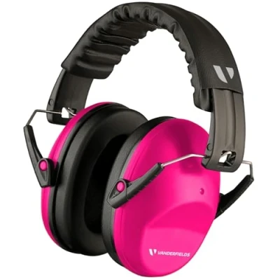 Afbeelding van Gehoorbescherming voor Volwassenen Oorbescherming Concentratie Gehoorbeschermers Schietsport 26dB 12+ jaar Roze V Slick