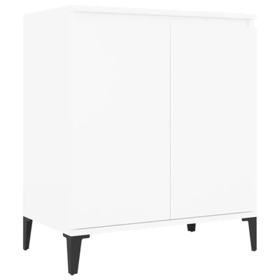 Afbeelding van Dressoir 60x35x70 cm bewerkt hout wit