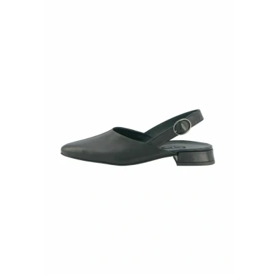 Afbeelding van Paul Green Peeptoes &amp; Slingpumps 6163 007, glad leer, zwart, dames, 37.5 EU