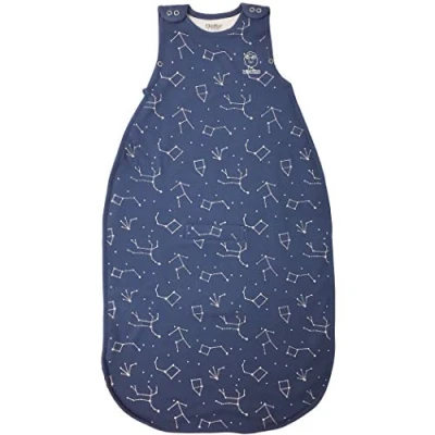 Afbeelding van Woolino Peuter Slaapzak 4 seizoenen Merino Wol Baby 2 jaar (2 jaar, Night Sky)