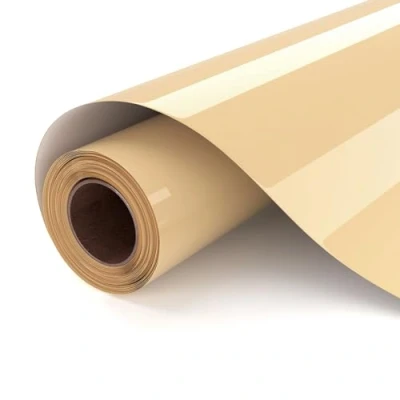 Afbeelding van UIOK vinyl om op te strijken voor stoffen, huidskleur thermovinile 30,5 x 182 cm opstrijkbare Cricut Thermisch vleeskleur HTV T shirts, andere