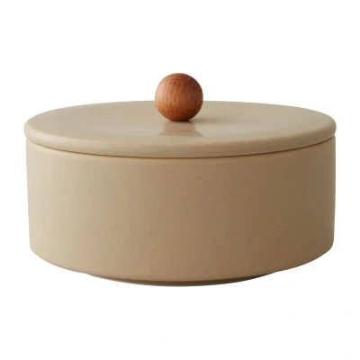 Afbeelding van Design Letters pojemnik z pokrywką Treasure Bowl 10101020BEIGELAVEN