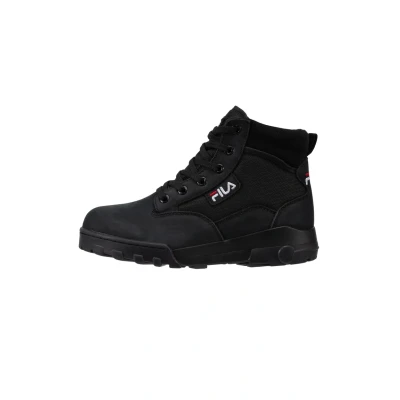 Afbeelding van Fila Grunge II MID Veterboots, Dames, Maat: 37, Black Leer en textiel
