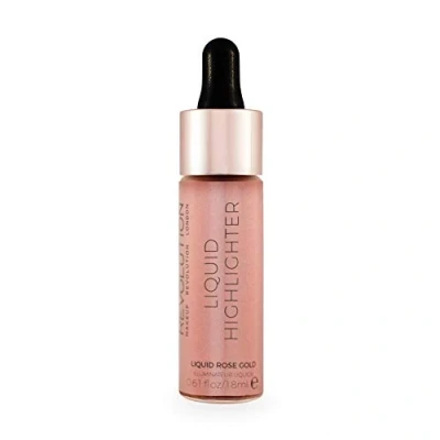 Afbeelding van Makeup Revolution Liquid Highlighter Rose Gold 18 ml