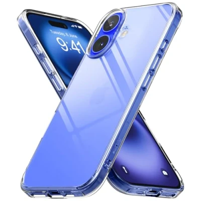 Afbeelding van Ringke Fusion Compatibel met iPhone Plus Case, Transparant Phone Cover Schokbestendig Bumper Hoesje Clear