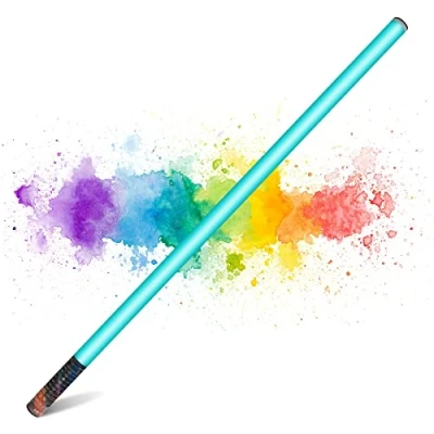 Afbeelding van LUXCEO Mood1 Draagbare LED videolamp, dimbaar en geheugen, ingebouwde 2000 mAh batterij, RGB fotolamp, TikTok, transmissiespel, partystang (120 cm)