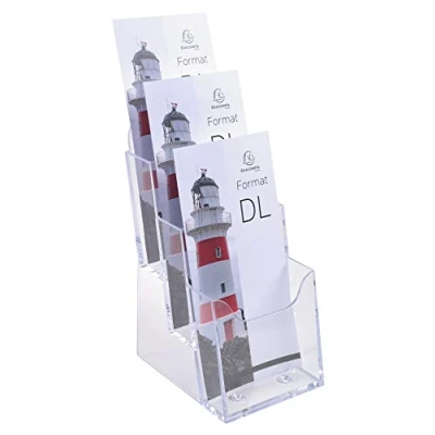 Afbeelding van Exacompta 73158D Presentatie Documententas 11,20 x 11,50 21,80 cm, kristal, 4 stuks