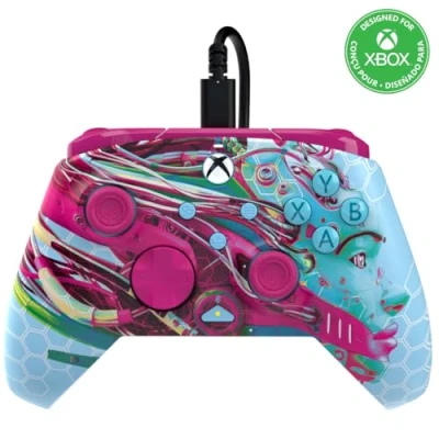 Afbeelding van PDP REMATCH GLOW Advanced Meerkleurig USB Gamepad Analoog/digitaal PC, Xbox One, Series S,