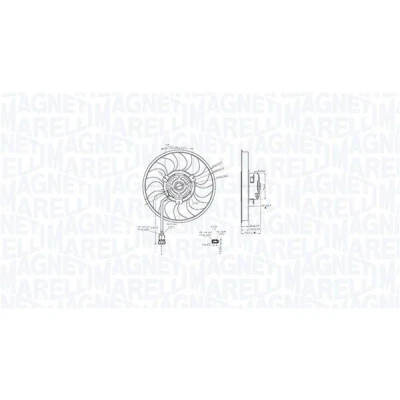 Afbeelding van Magneti Marelli Ventilatorwiel motorkoeling 069422888010