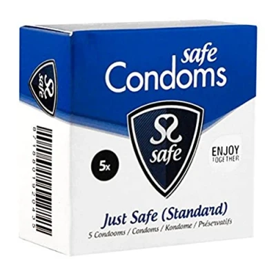 Afbeelding van SAFE Condooms Met Siliconen Glijmiddel Standaard 5 Stuks