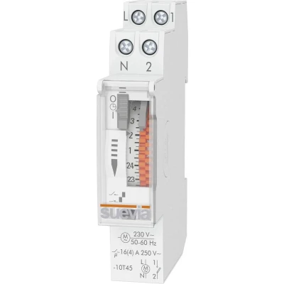 Afbeelding van Suevia SU400132 Schakelklok voor DIN rails DinO One D 230 V/AC Dagprogramma