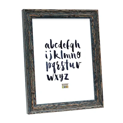 Afbeelding van Deknudt Frames fotolijst S46MF2 zwart verweerde look foto 10x15 cm