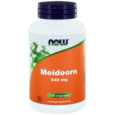 Afbeelding van Now Meidoorn 540 Mg, 100 Veg. capsules