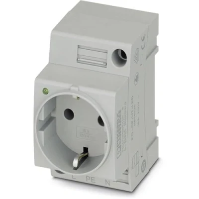 Afbeelding van Phoenix Contact EO CF/UT/LED Schakelkastcontactdoos Grijs 1 stuk(s)