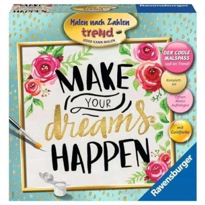 Afbeelding van Ravensburger Schilder Op Nummer Make Your Dreams Happen