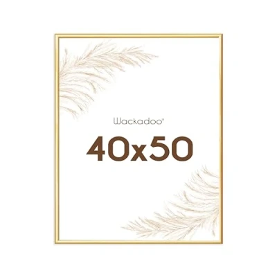 Afbeelding van Wackadoo fotolijst 40 x 50 cm, goud, fotowand, met glasplaat, kunststof