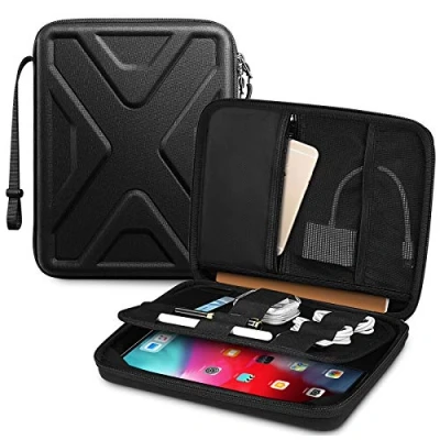 Afbeelding van SITHON Portfolio Sleeve Case voor 11 inch iPad Pro M4/M2/M1 2024 2018, Air M2 2024, 10,9 5/4, inch/10,2 10/9e generatie, Galaxy Tab, Schokabsorptie harde