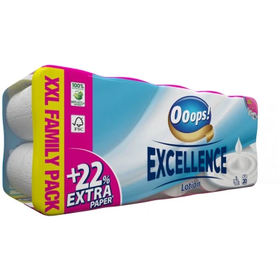 Afbeelding van Ooops! Toiletpapier Excellence Lotion 3 laags 20 stuks