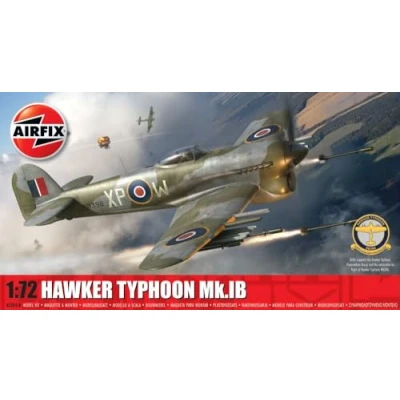 Afbeelding van 1:72 Airfix 05002V Hawker Typhoon Mk.IB Propeller Vliegtuig Plastic Modelbouwpakket