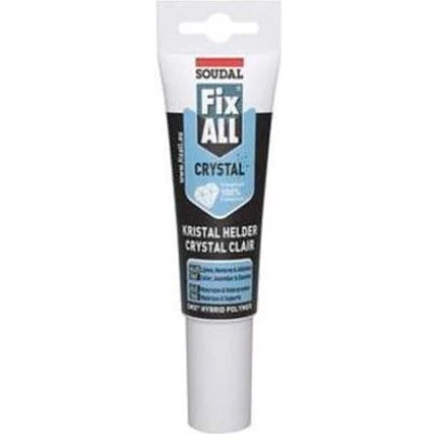 Afbeelding van Soudal Fix All Crystal Lijm en voegkit Transparant 125 ml 131093