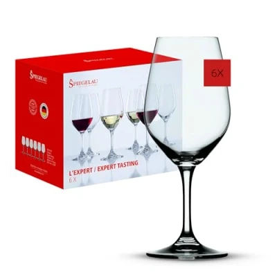 Afbeelding van Spiegelau &amp; Nachtmann, 6 delige proeverij glazen set, wijnglazen, kristalglas, 260 ml, Special Glasses, 4630181