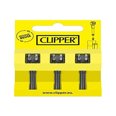 Afbeelding van Clipper® Aansteker Vuursteen / Vuursteentje Flint Flints Systeem (Blister 3 Stuks)
