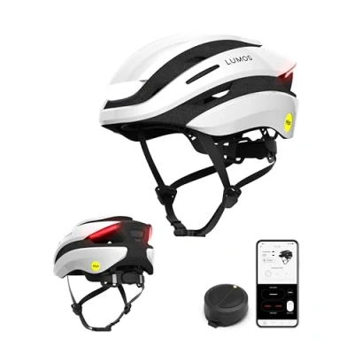 Afbeelding van Lumos Helmet Ultra, Zwart, Wit, Helm, Unisex, Volwassene, Elektrisch fietsen, Wit