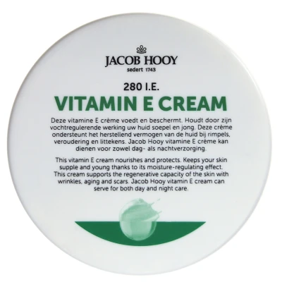 Afbeelding van Jacob Hooy Vitamine E Crème 140ML